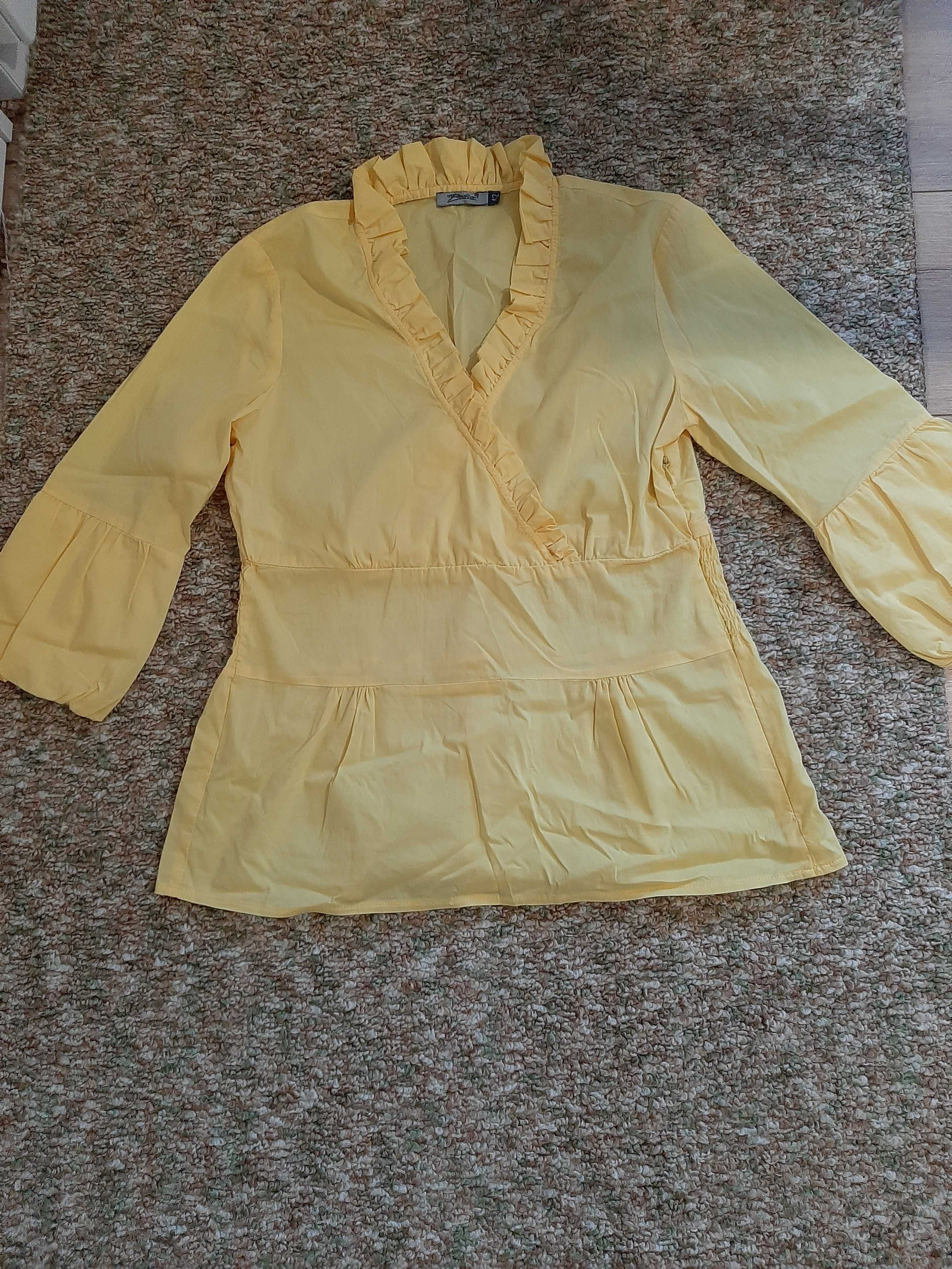 Дамска блуза, жълта