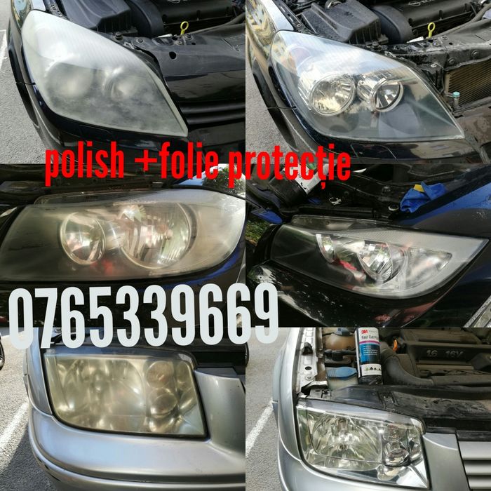 polish faruri auto și Aplicare Folie Protecție