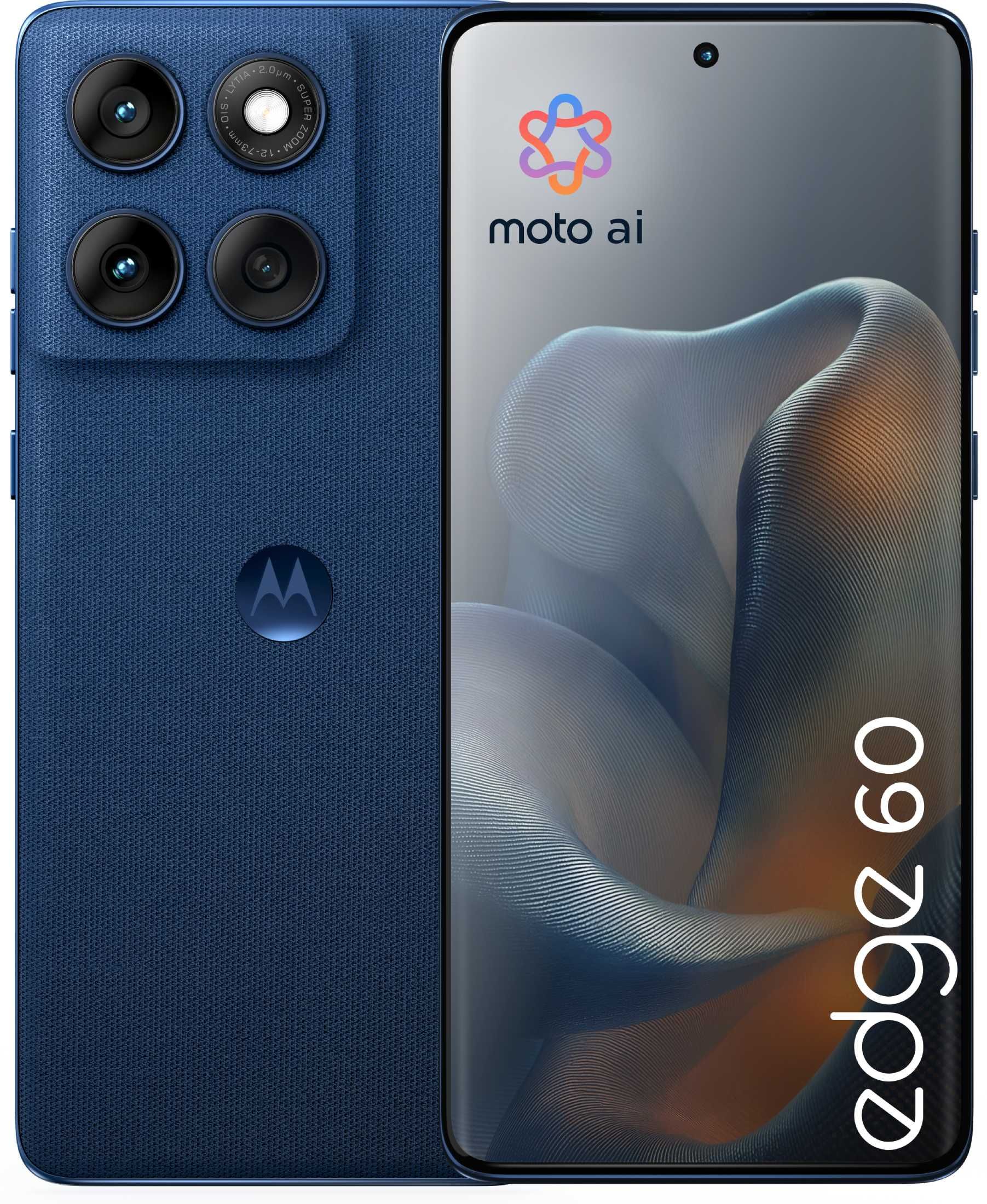 Смартфон Motorola Edge 60, 8GB, 256GB, PANTONE Gibraltar Sea
