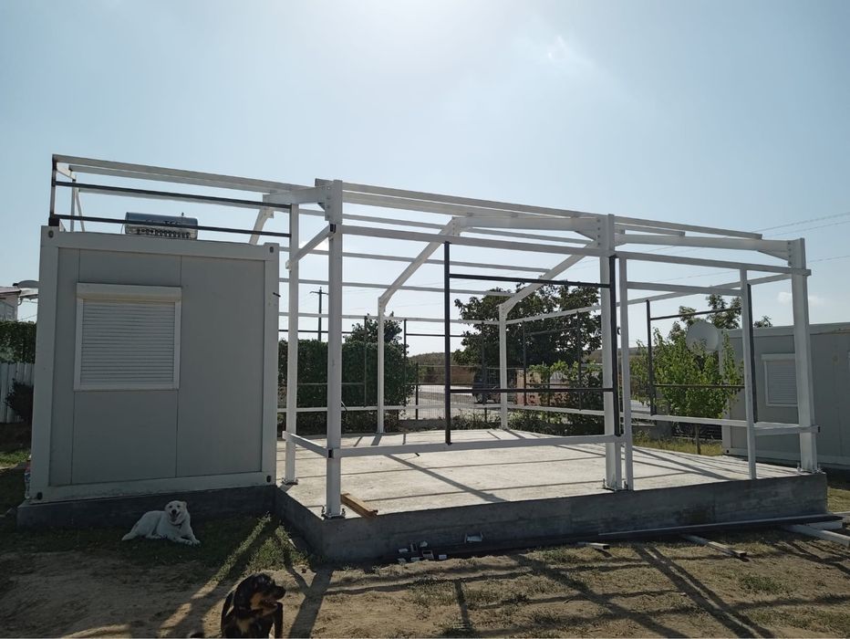 Structuri metalice hale, case.