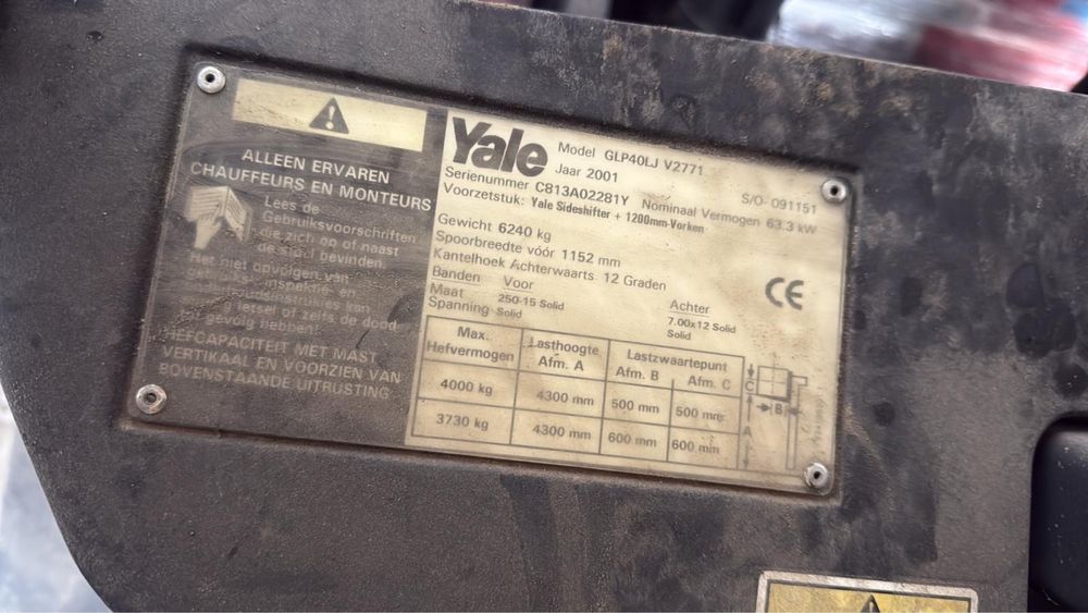 Motostivuitor stivuitor Yale 4 tone