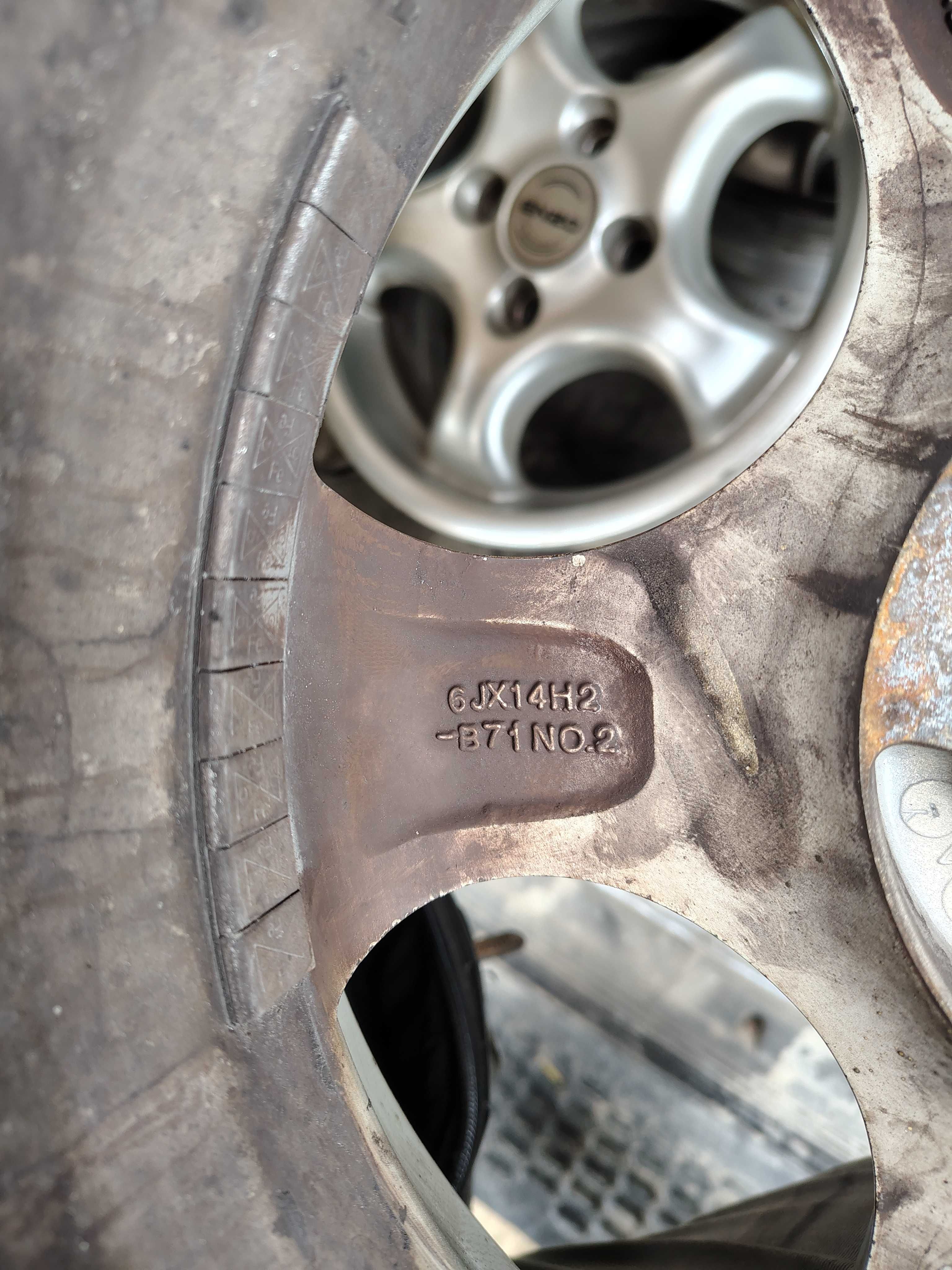 4 Алуминиеви джанти 14ки за VW,SEAT,TOYOTA,MAZDA 4x100 6j et38