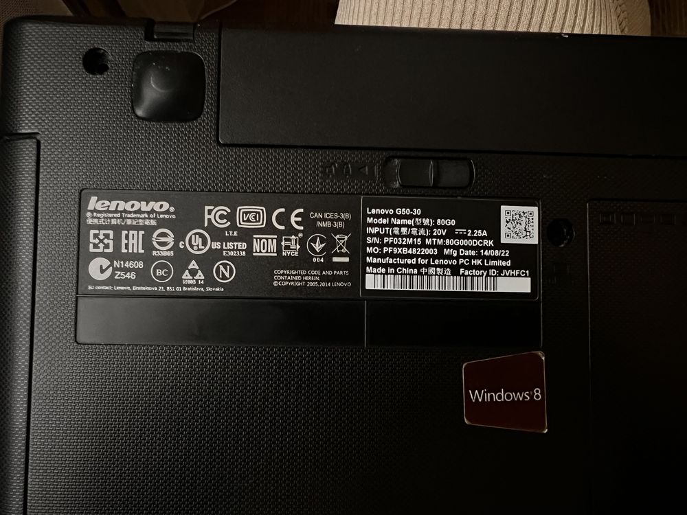 Ноутбук Lenovo G50-30