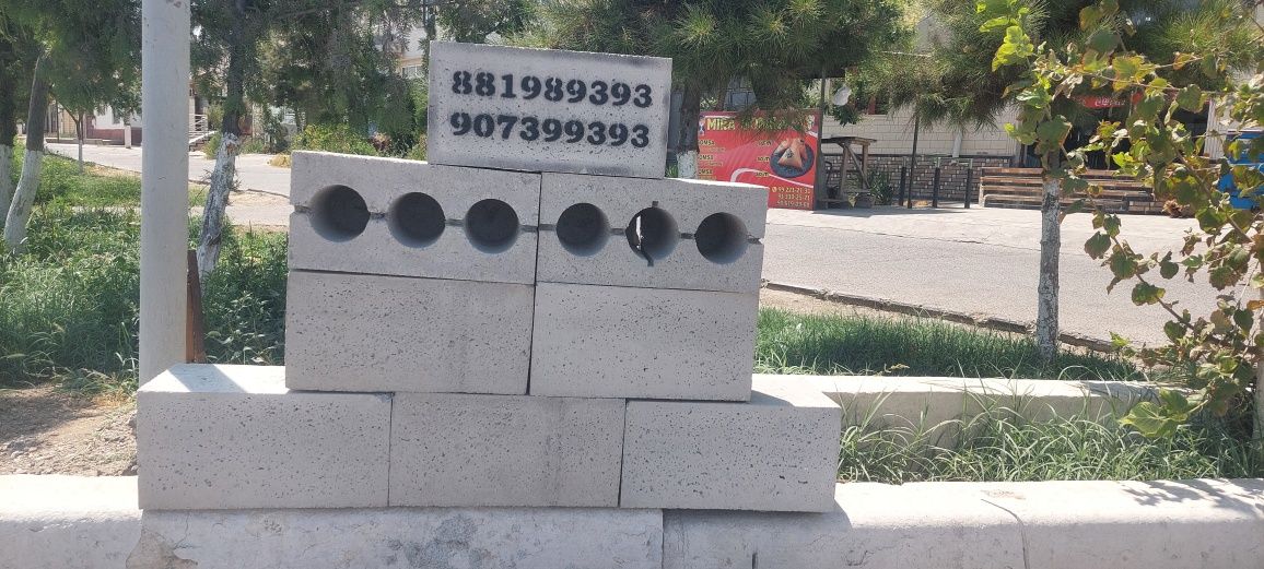 Shlakablok sotiladi sifatiga 100% kafolat