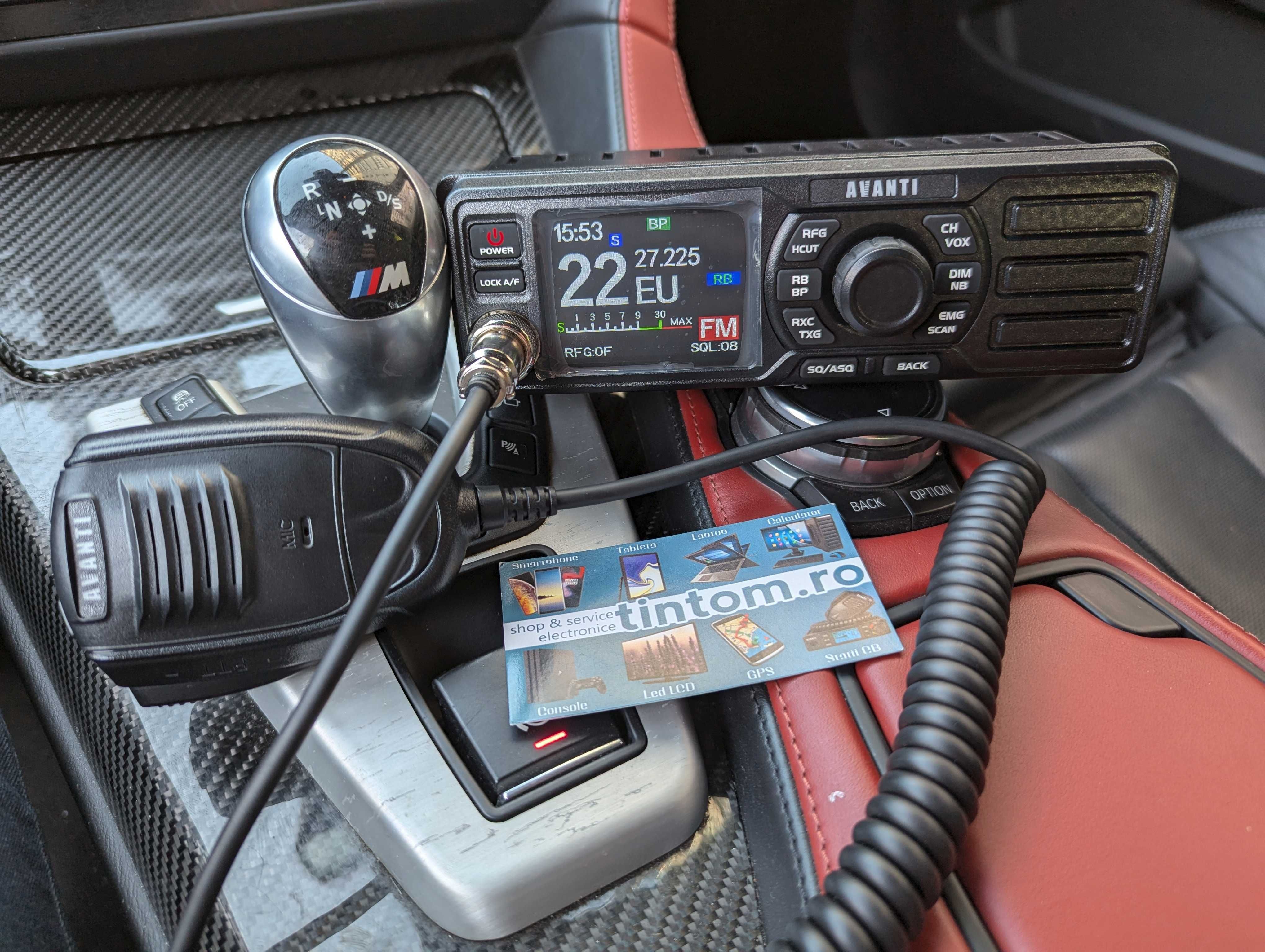 Statie Radio CB Avanti TOTALE, format 1DIN, 12V – 24V ASQ RFGain