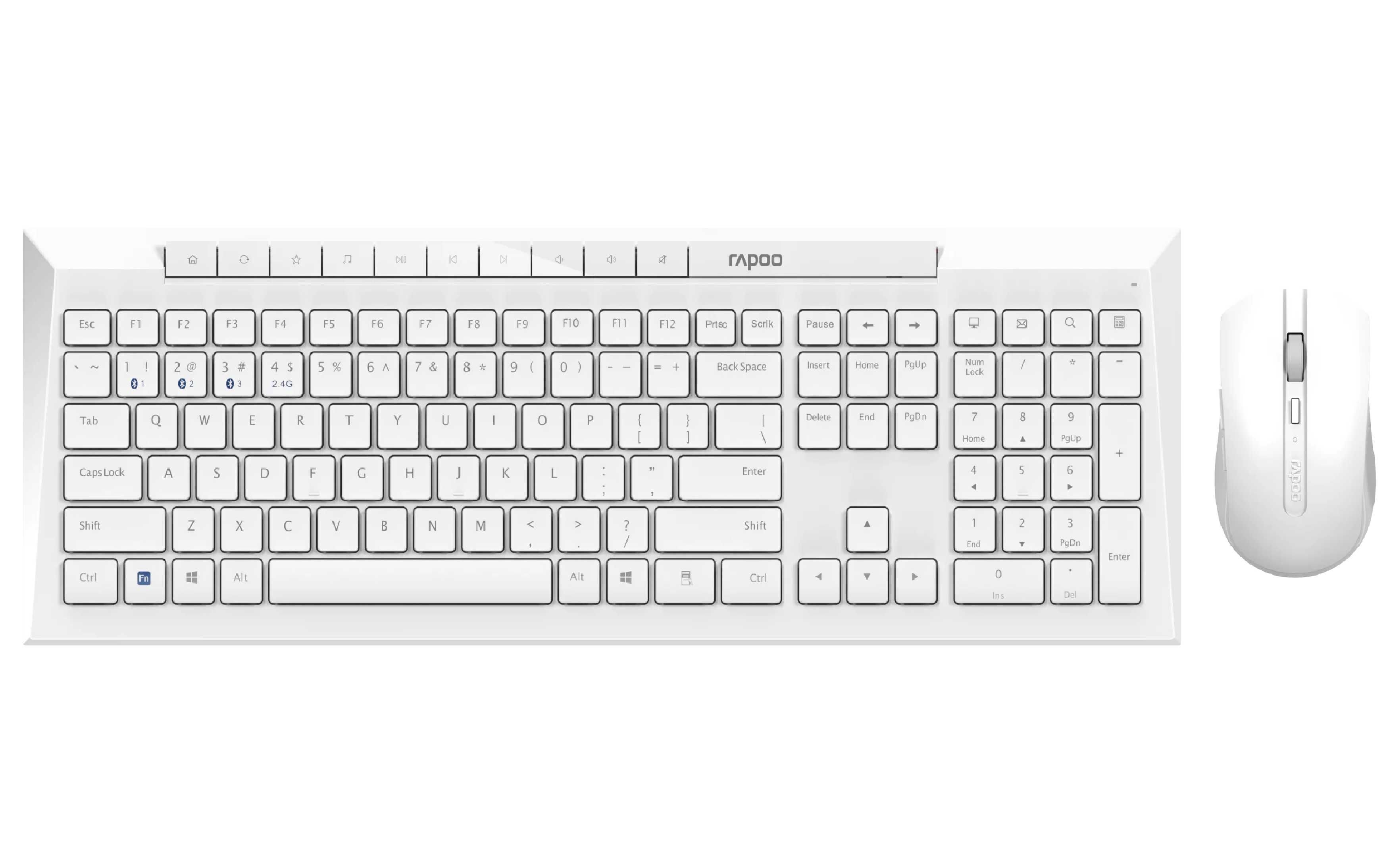 [НОВАЯ] Клавиатура & мышка RAPOO 8210M White