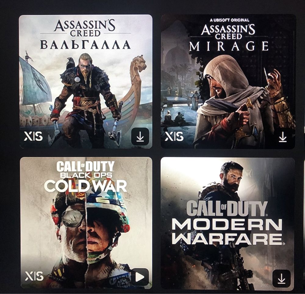 Игры для xbox one/series X/S/360
