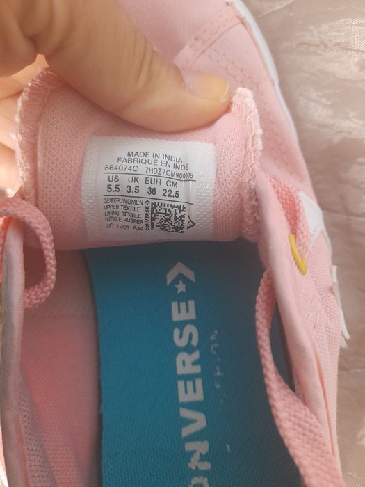 Розови кецове Конверс ,36 номер