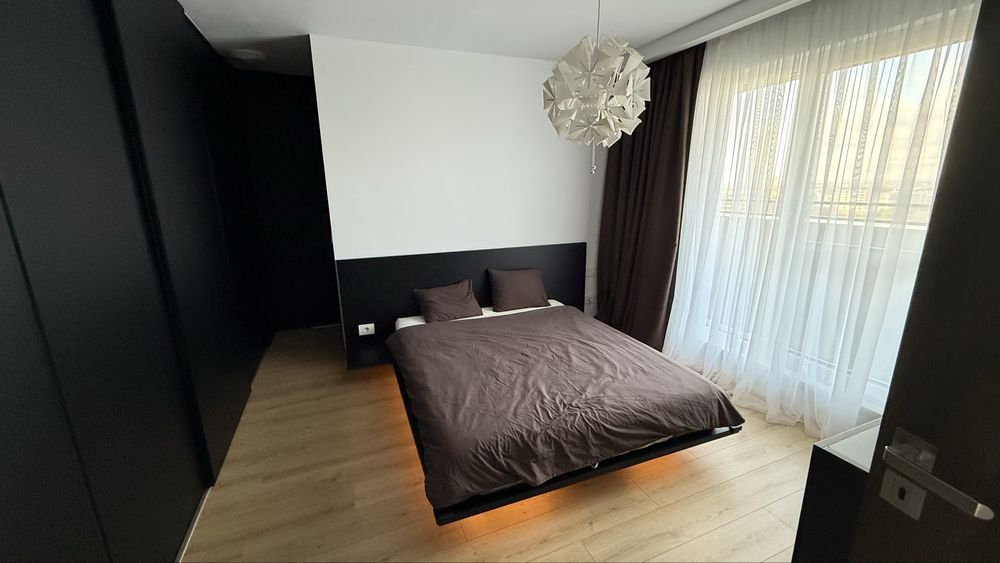 2 cam, 2 bai, terase 35 mp, parcare subterana, mobilat, British School