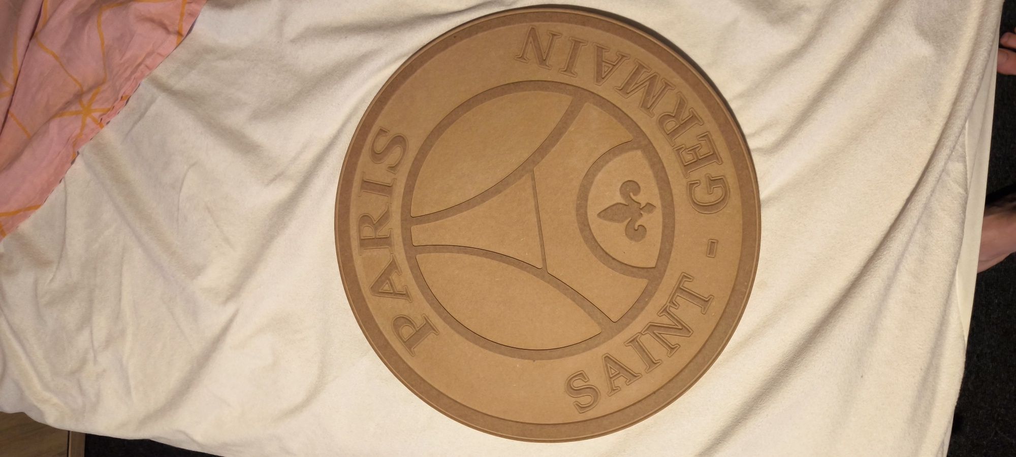 Logo PSG lemn 40 cm