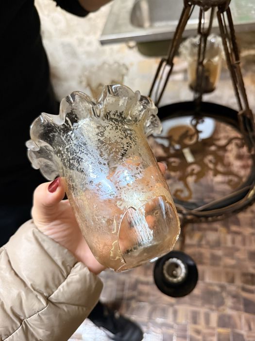 Lustra din cupru cu 6 brate