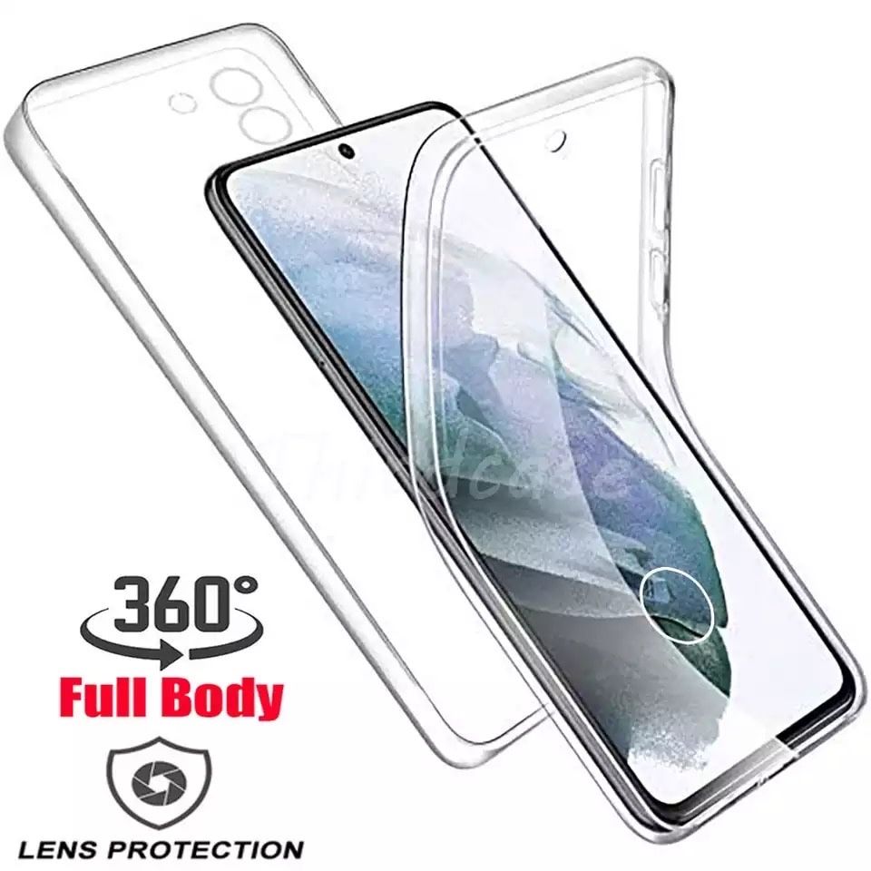 Samsung S21 S20 FE - Husa 360 Full Face Fata Spate Plastic Clear