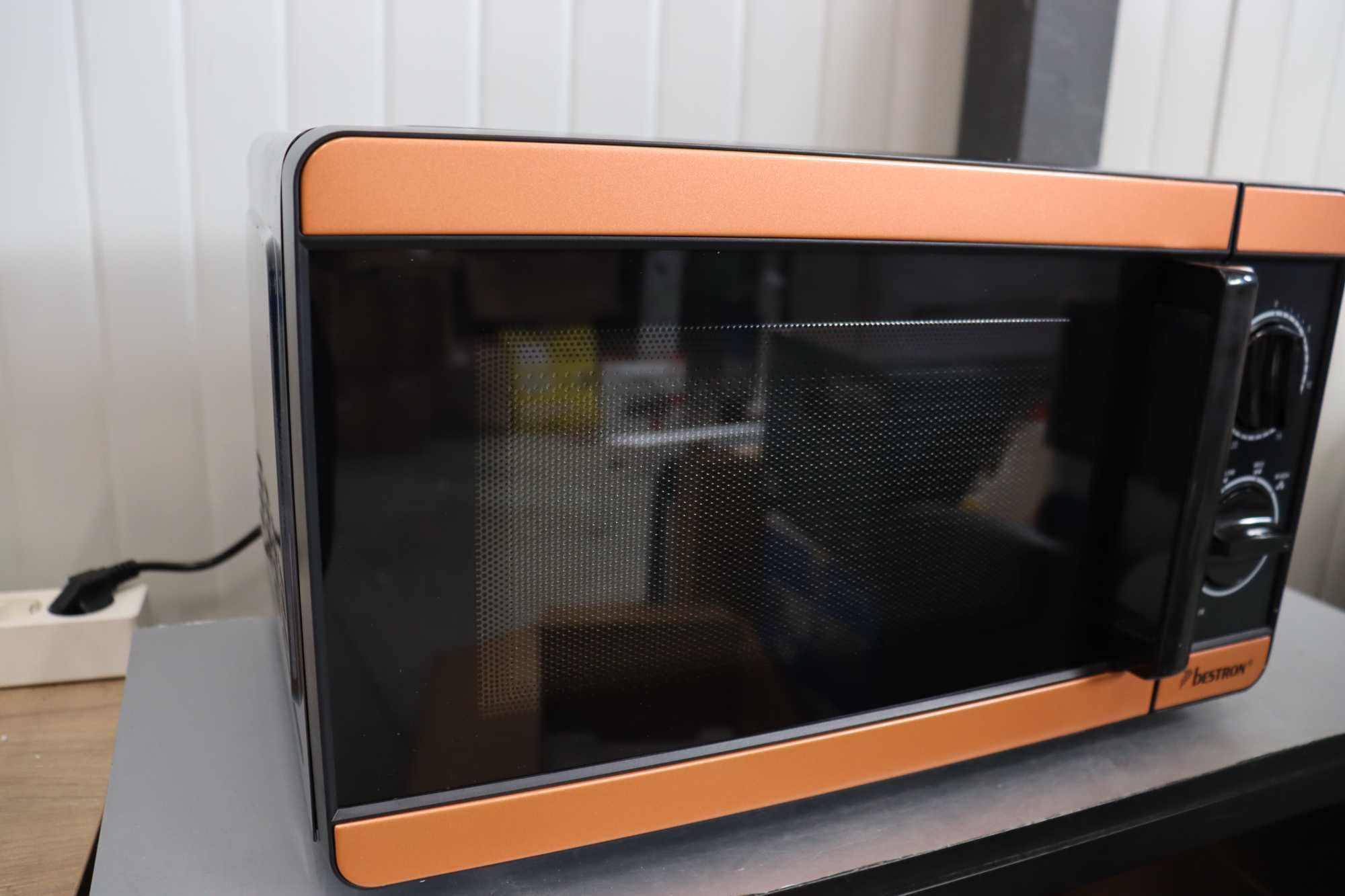 Микровълнова фурна Bestron Copper, 700W, 20л, 6 функции, таймер