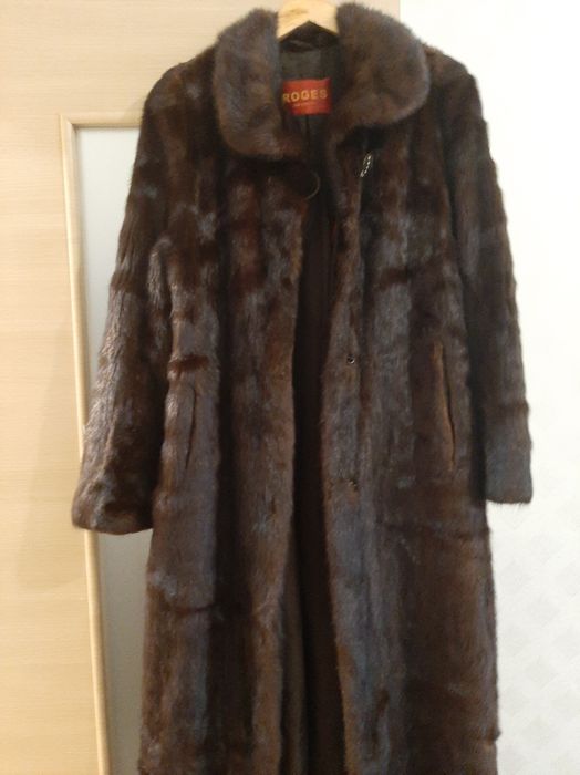 Норковая шуба и берет