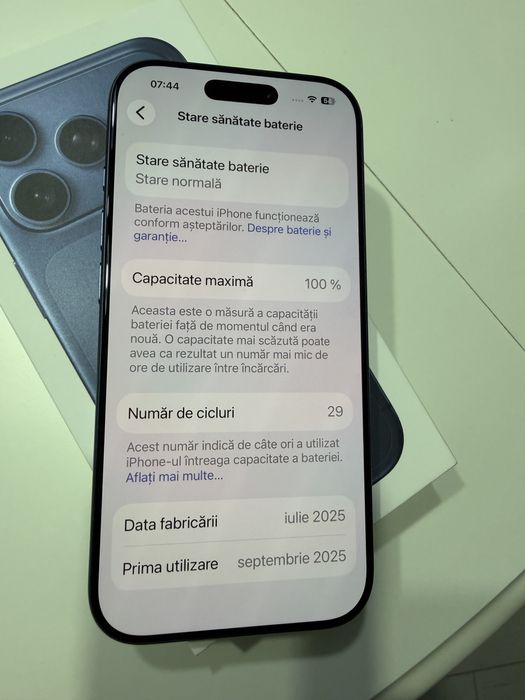 Iphone 17 PRO Deep Blue 256 GB