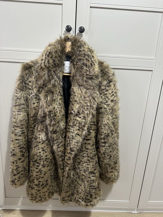 Haina blana artificiala ANIMALPRINT MANGO