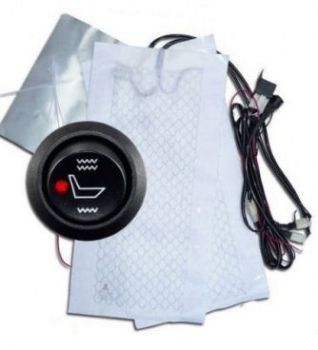Kit incalzire pentru scaune auto din carbon, 2 trepte, 1 scaun