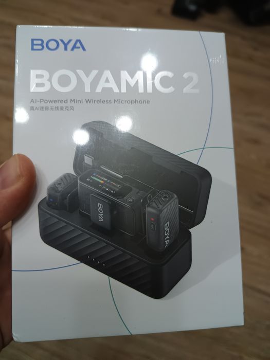 Boya mic 2  AI , петличные микрофоны на 2 персоны