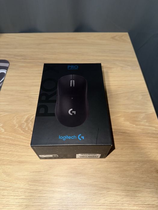 Гейминг мишка Logitech - PRO X SUPERLIGHT, оптична, безжична, черна