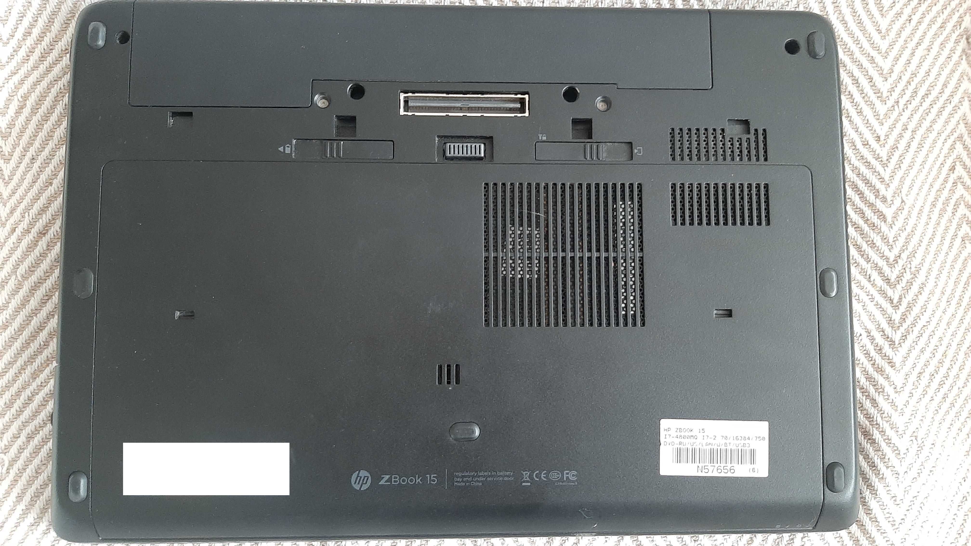 Laptop Workstation HP ZBook G2 32GB Ram