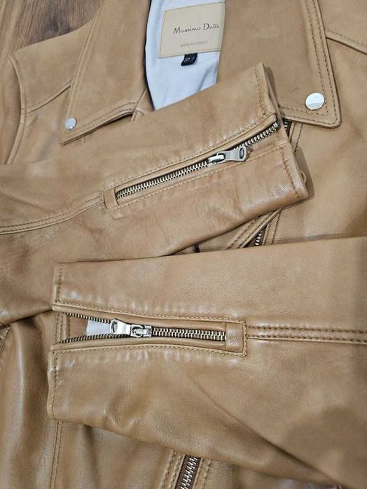 Дамско кожено яке Massimo Dutti