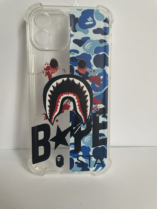 husa bape sta iphone 12 + folie iphone 12 noua