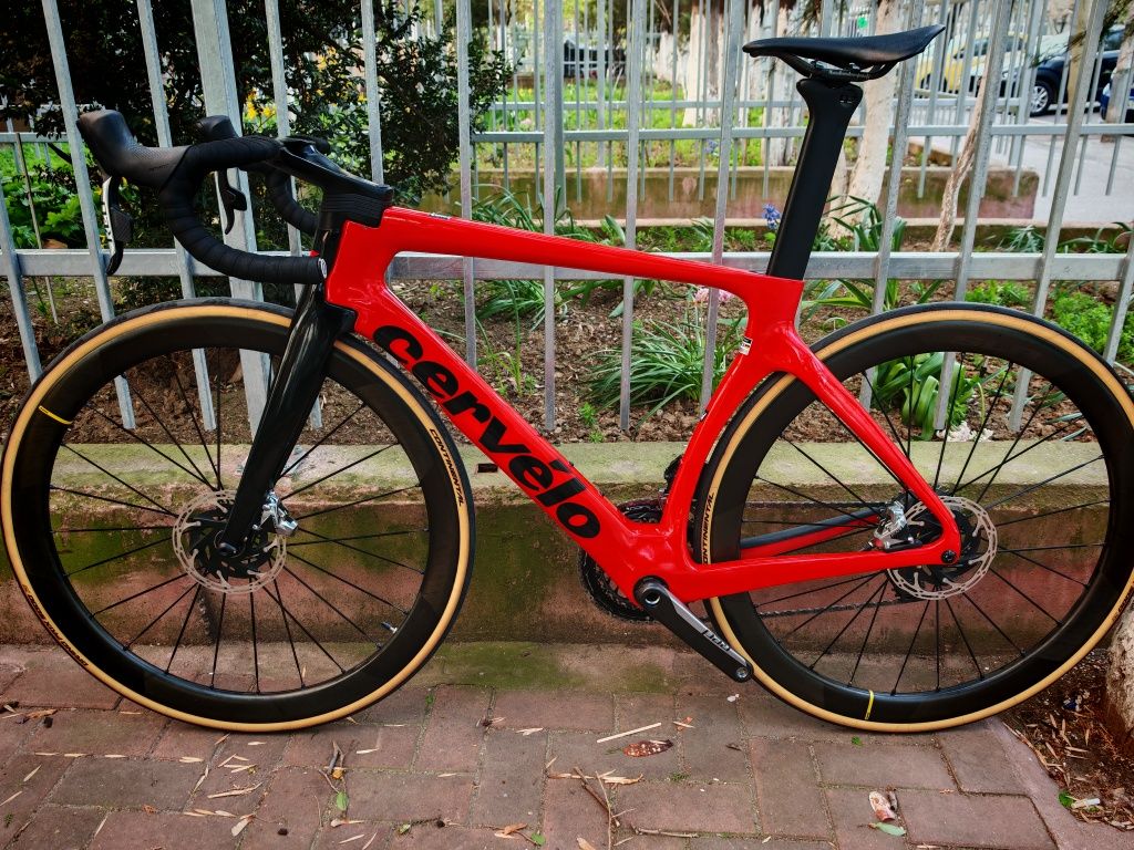 Bicicleta cursiera carbon Cervelo S5 Sram Red M/54 stare Foarte bună