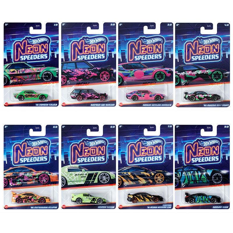 Set neon speeders hot wheels sigilat