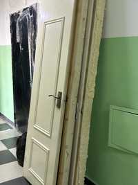 Двери входной железный деревянный