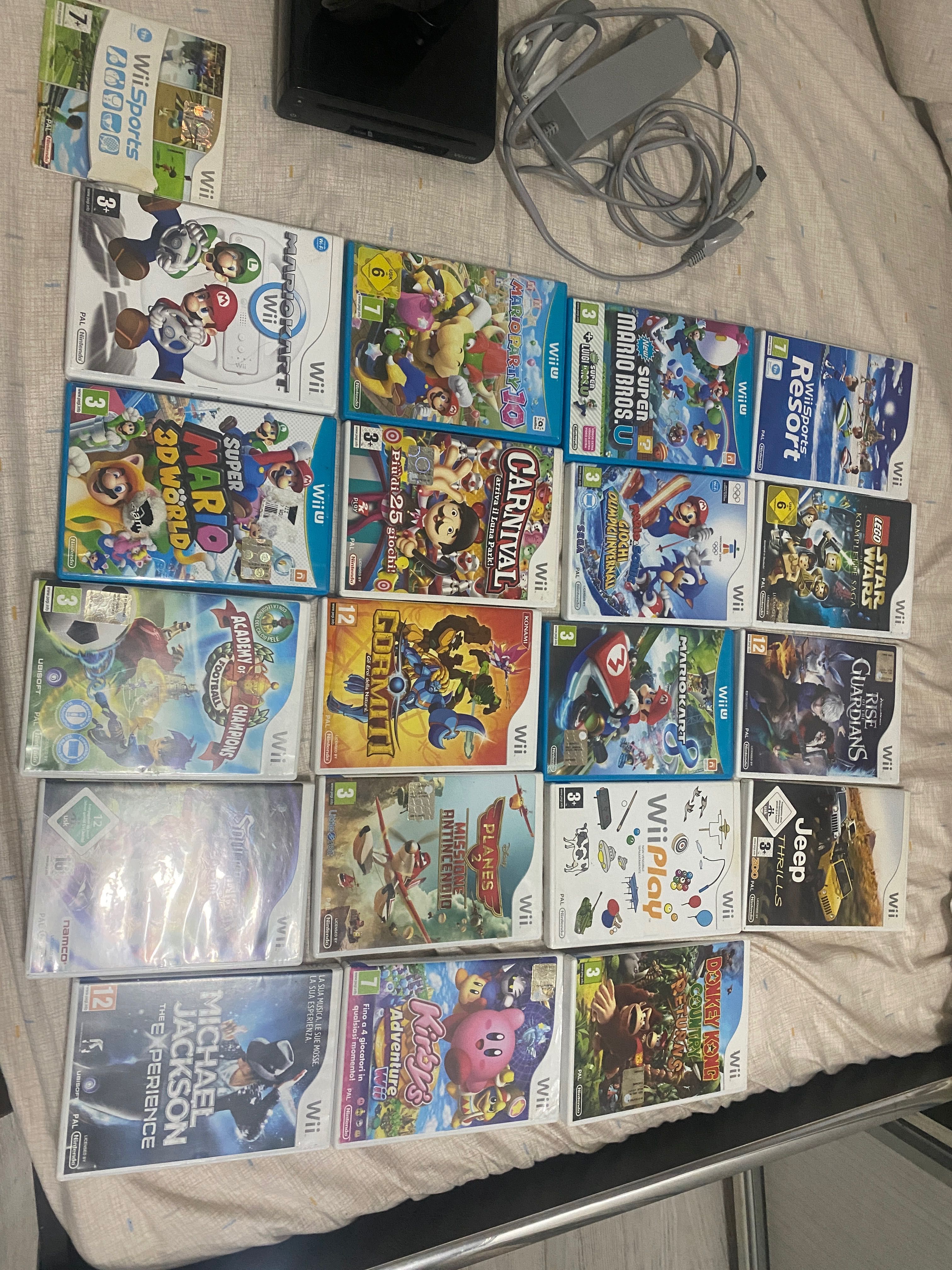 Consola Nintendo wii 2 bucăți plus jocuri