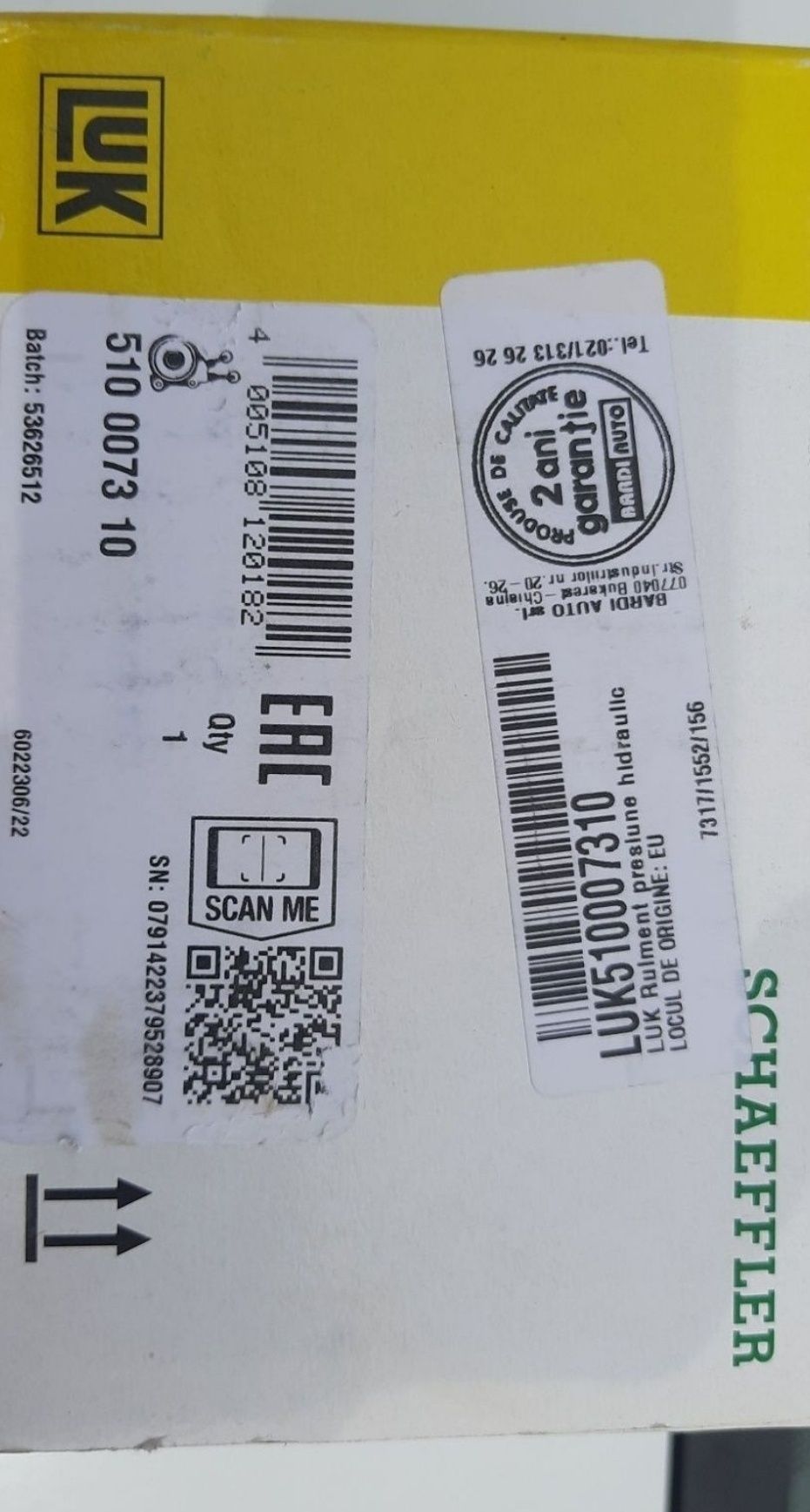 Rulment presiune ambreiaj opel astra h 1.6 benzina