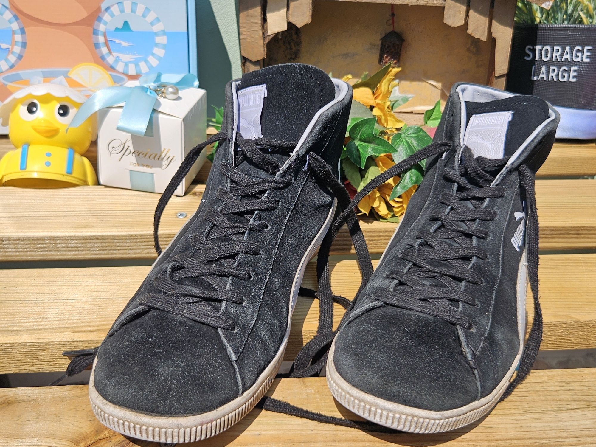 Puma кецове естествен велур N40.5