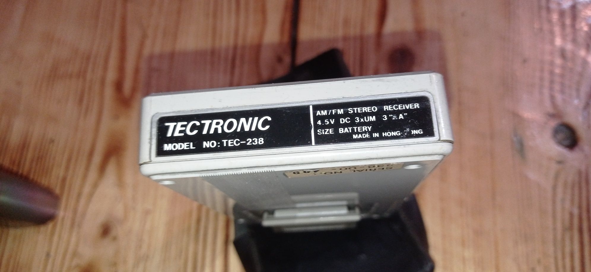 Tectronic tec 238 radio portabil vintage