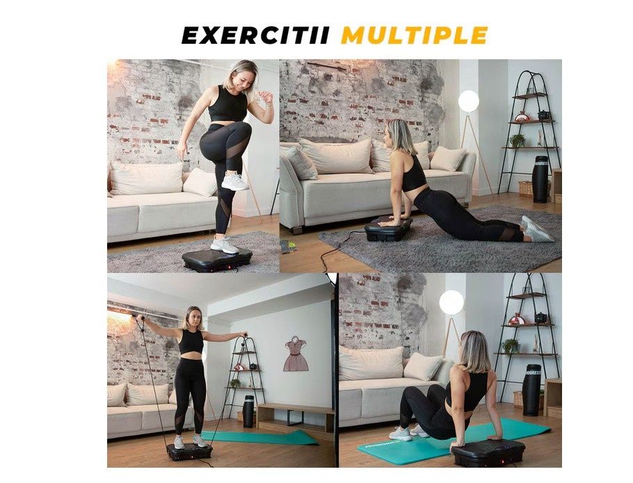 Aparat vibromasaj Progressive Ultrafit Pulse-R, greutate max. 120 kg