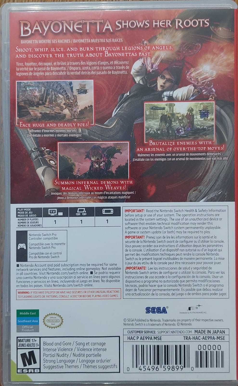 Bayonetta для Nintendo Switch
