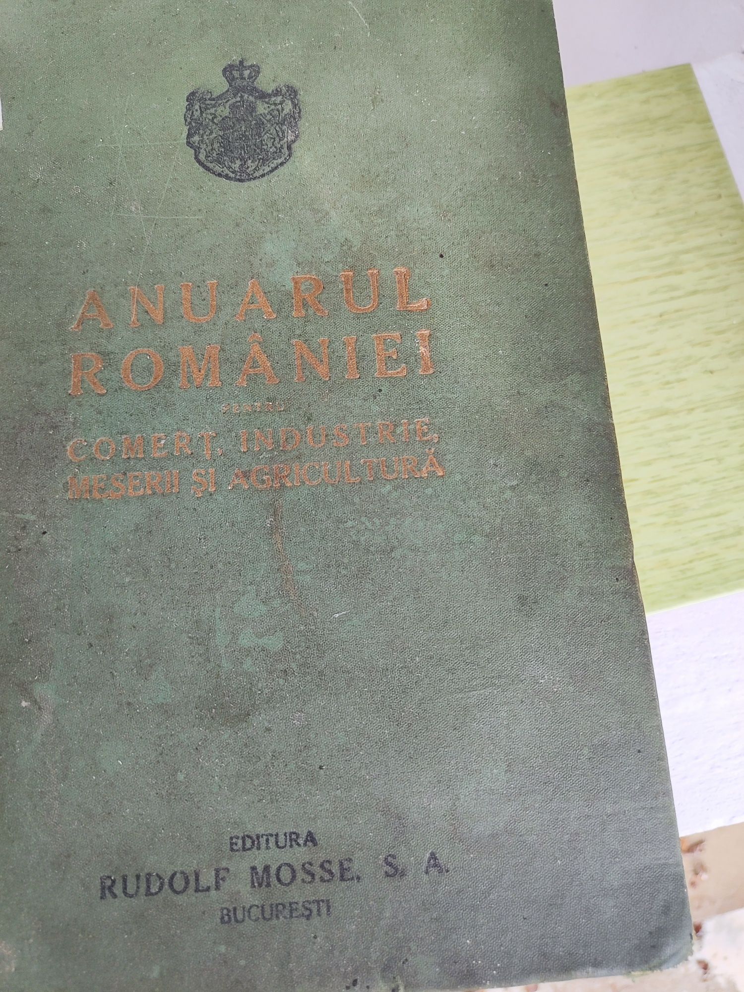 Anuarul Romaniei 1925-26 editura Rudolf Mosse