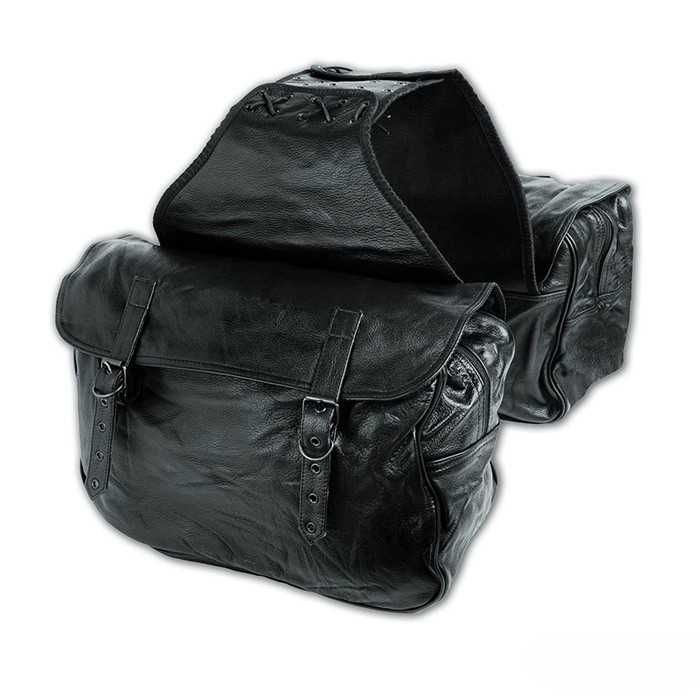 Кожени Мото Дисаги A-Pro Spirit Black  A276