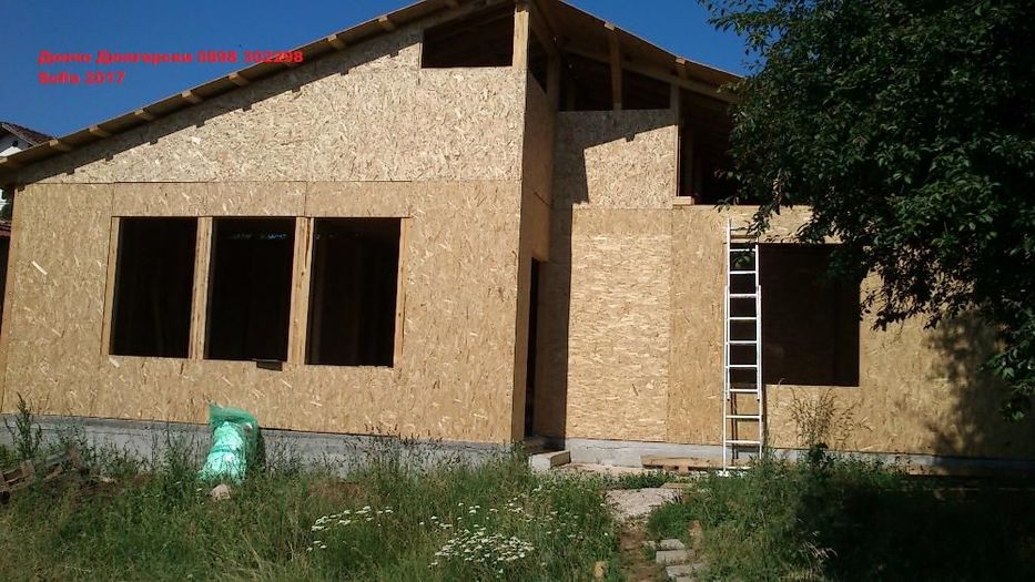 Строителство на дървени сглобяеми къщи от 350лева м2