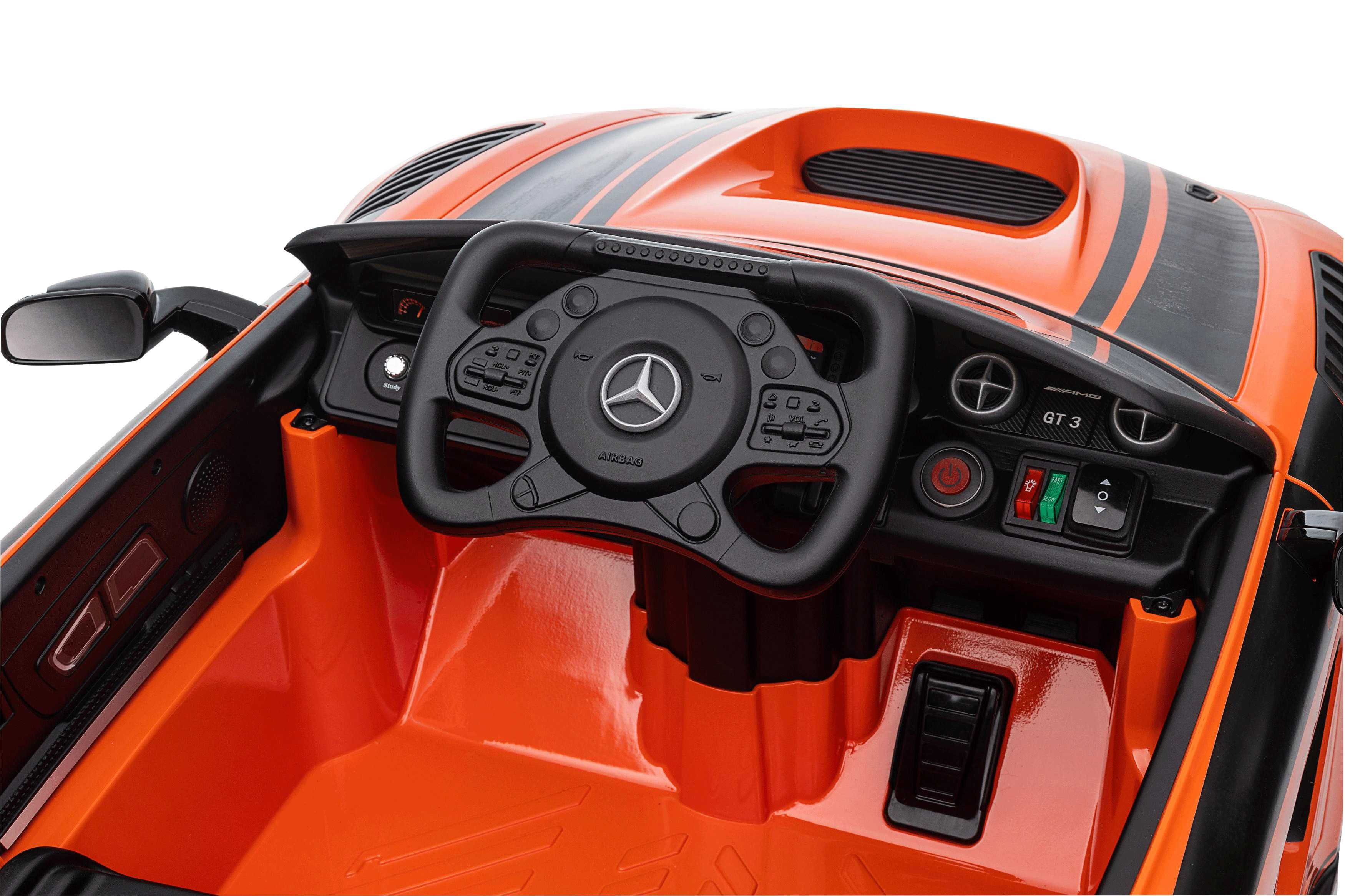 Лицензирана Акумулаторна Кола Mercedes-Benz GT3 EVO 2025, 100W, 12V