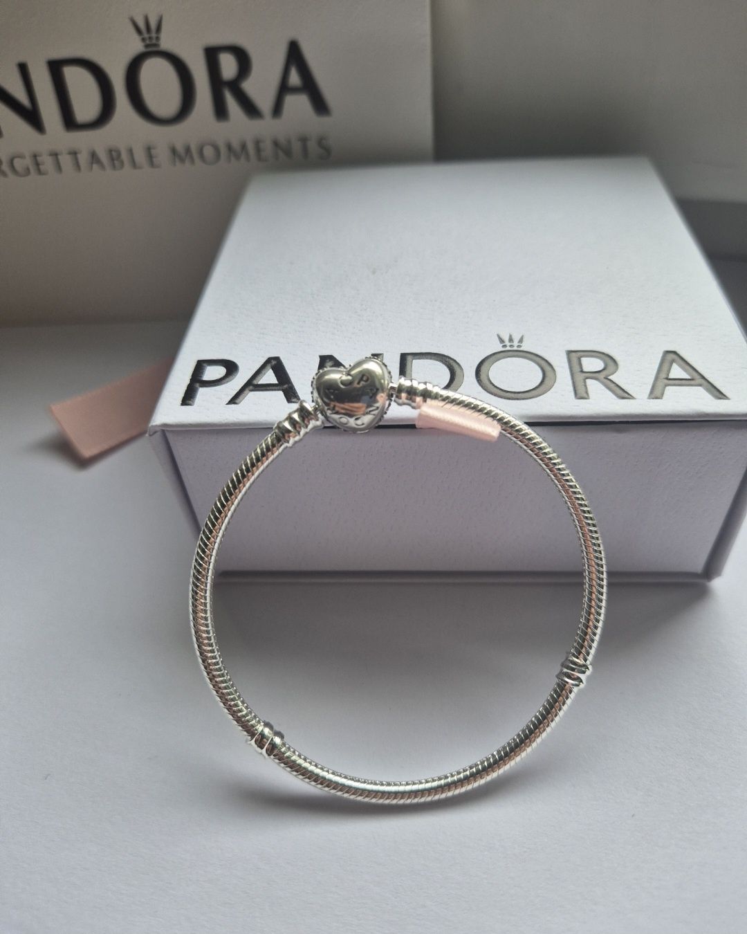 Bratara Inimioara din argint cu stanta S925 tip Pandora