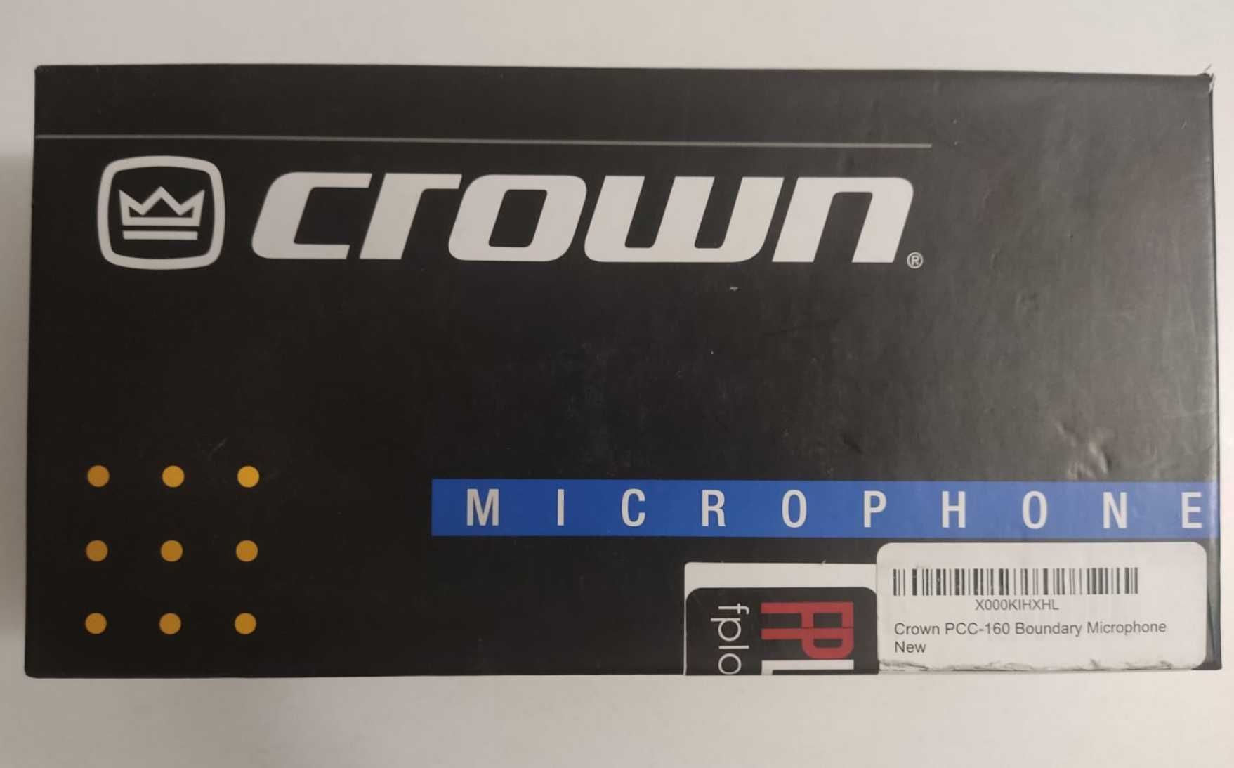 Crown PCC160 Boundary Layer Microphone