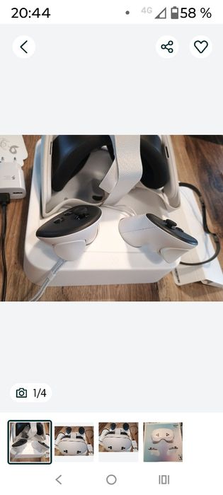 Ochelari VR Meta Quest 3S, 128 GB, Alb