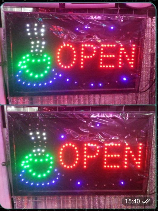 Табличка опен открыта