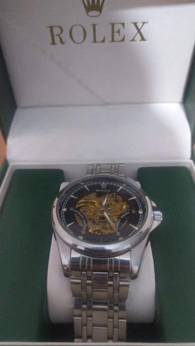 Soat rolex shafof sklet reflika