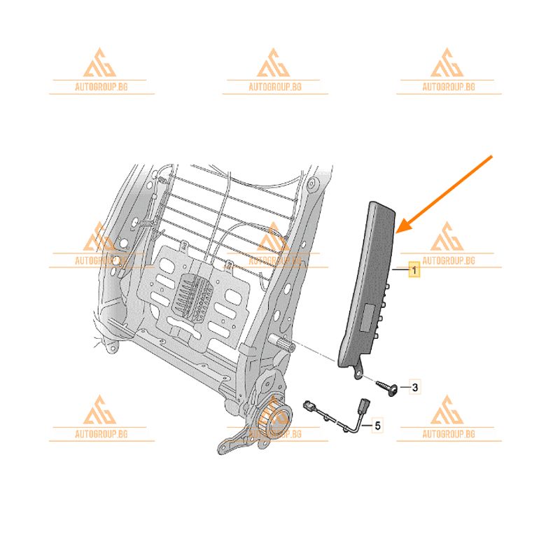 Airbag седалка десен за vw id.4 - 11a880242p