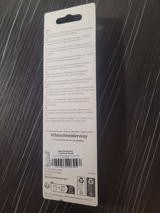 Stilou Roller schneider opus cu 2 rezerve