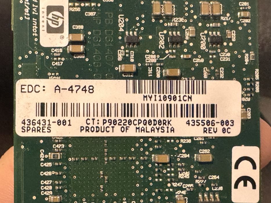 Placă rețea HP Quad-Port 1Gb PCIe