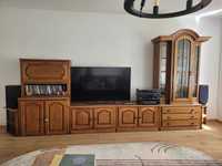Set mobilier camera de zi din lemn stejar
