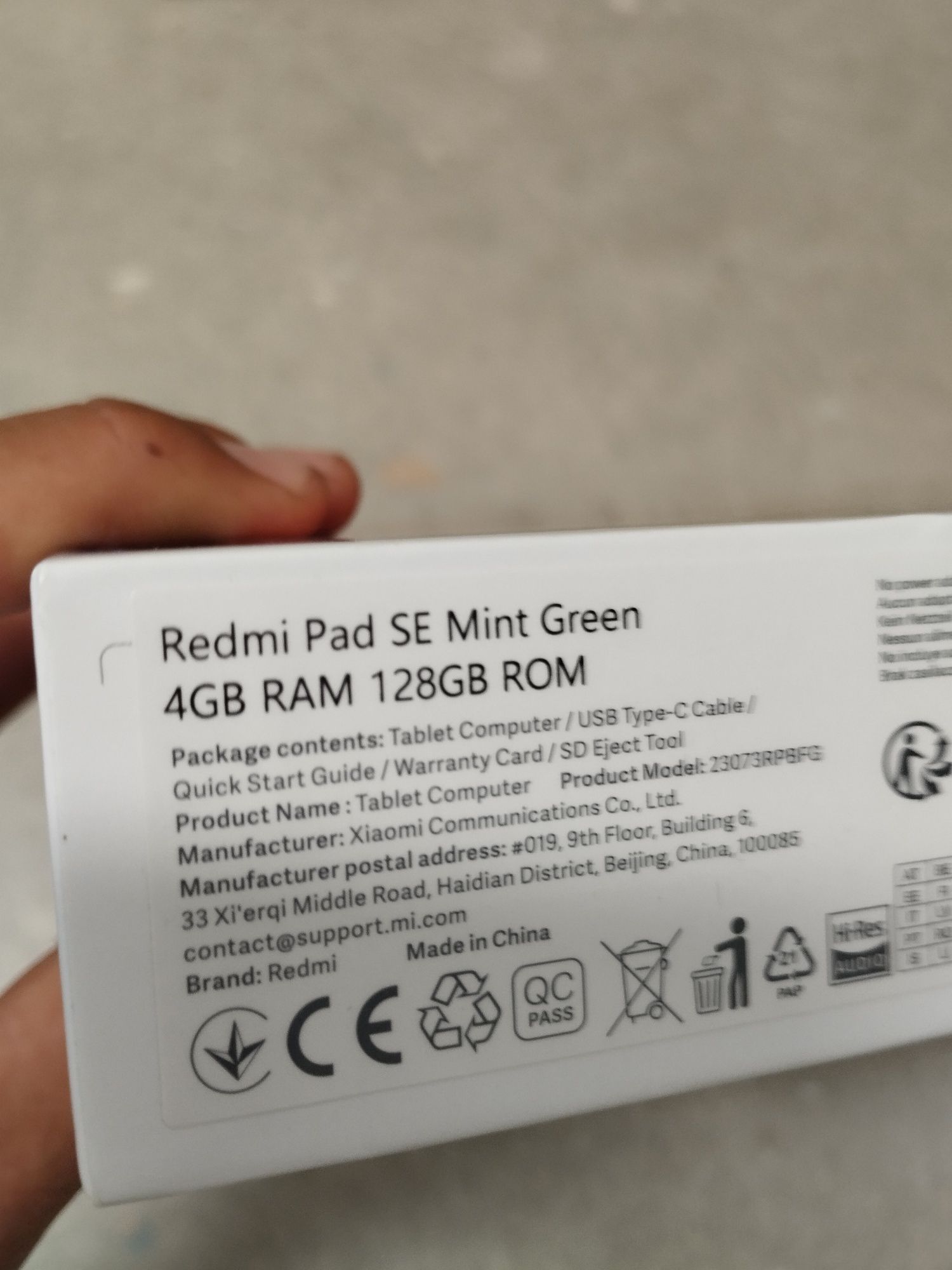 Tableta Xiaomi Redmi Pad SE Sigilata, 128gb si 4GB ram, Verde