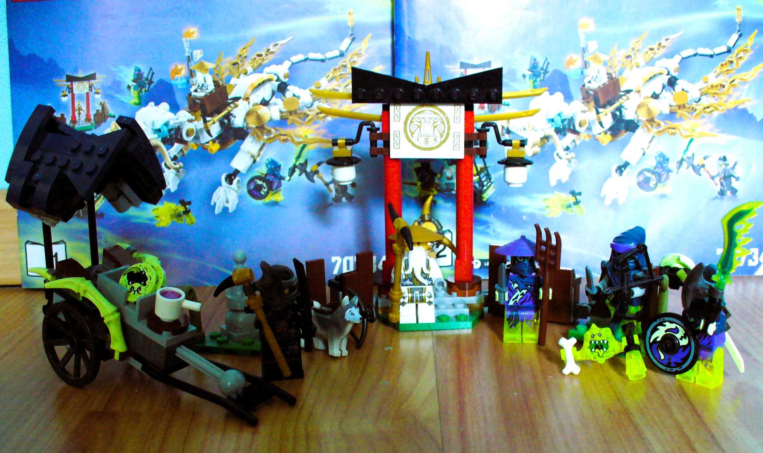 LEGO® Ninjago70625 SAMURAI VXL + 70734 Драконът на мастър Ву